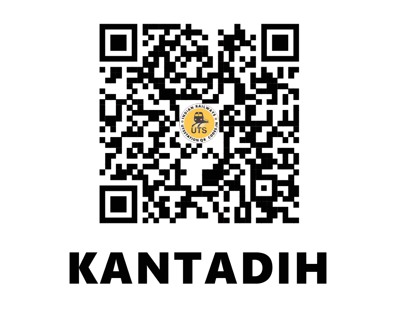 UTS QR Code for KANTADIH - KTD - SE (WEST BENGAL)